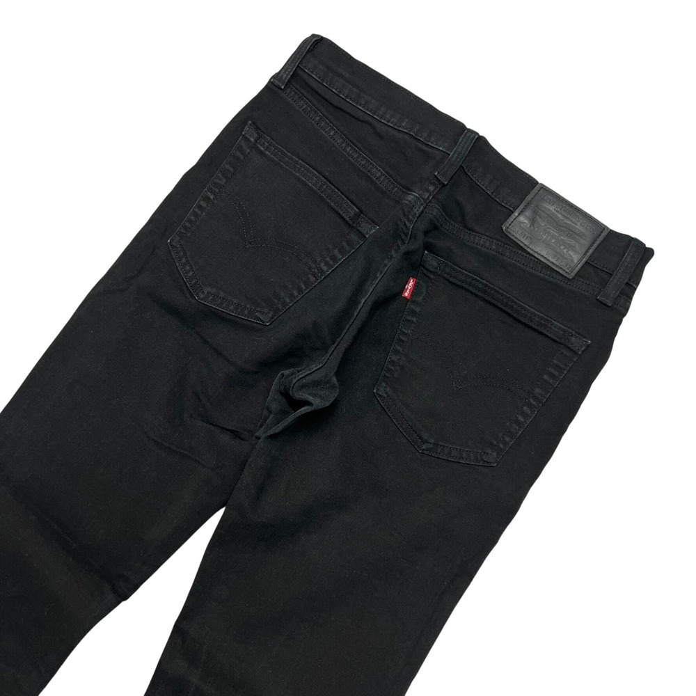 Levis Premium 511 Slim Fit Black Jeans Mens W31 L32 Stretch Denim Pants EUC
